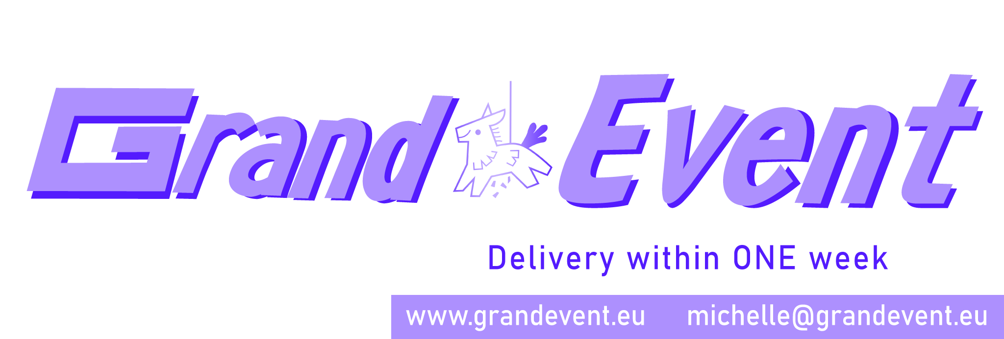 Grand event equipment Logo